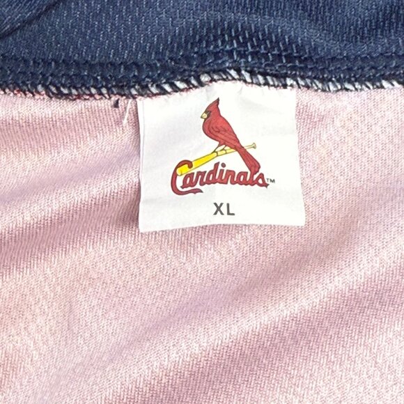 St Louis Cardinals Adult Basketball Jersey Sz. XL Red Sleeveless - Picture 3 of 6